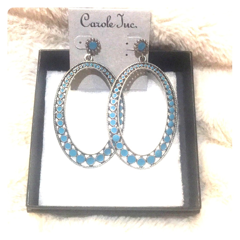 COPY - Teal earrings